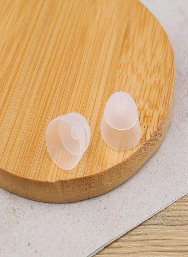 Micro Traders 6 Pairs Transparent Hearing Aid Domes Soft Silicone Double Layer Audiphone Ear Tips Replacements Earbud Audiphone Closed Domes Small & Medium & Large - Image 5